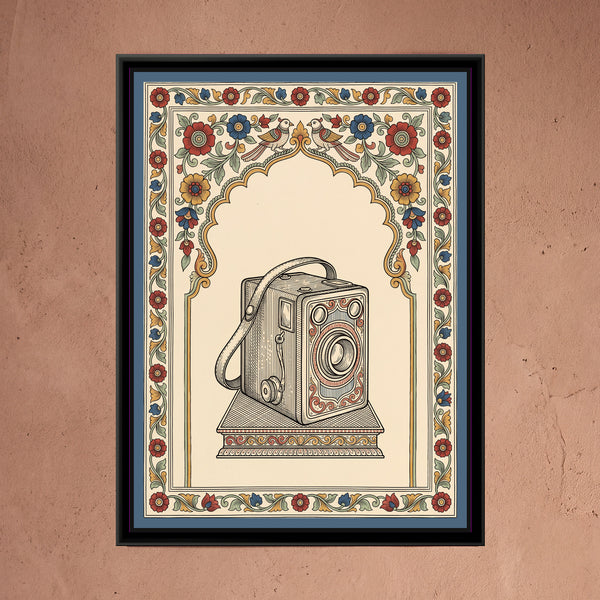 Kalamkari Painting – The Box Camera Portrait
