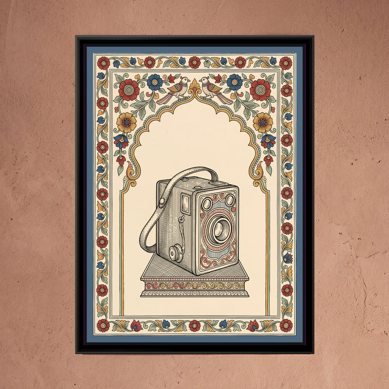 Kalamkari Painting – The Box Camera Portrait