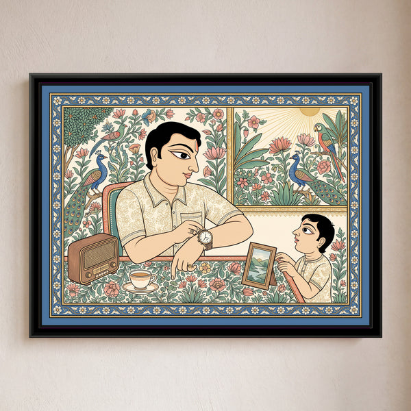 Phad Painting – Father's Chronograph