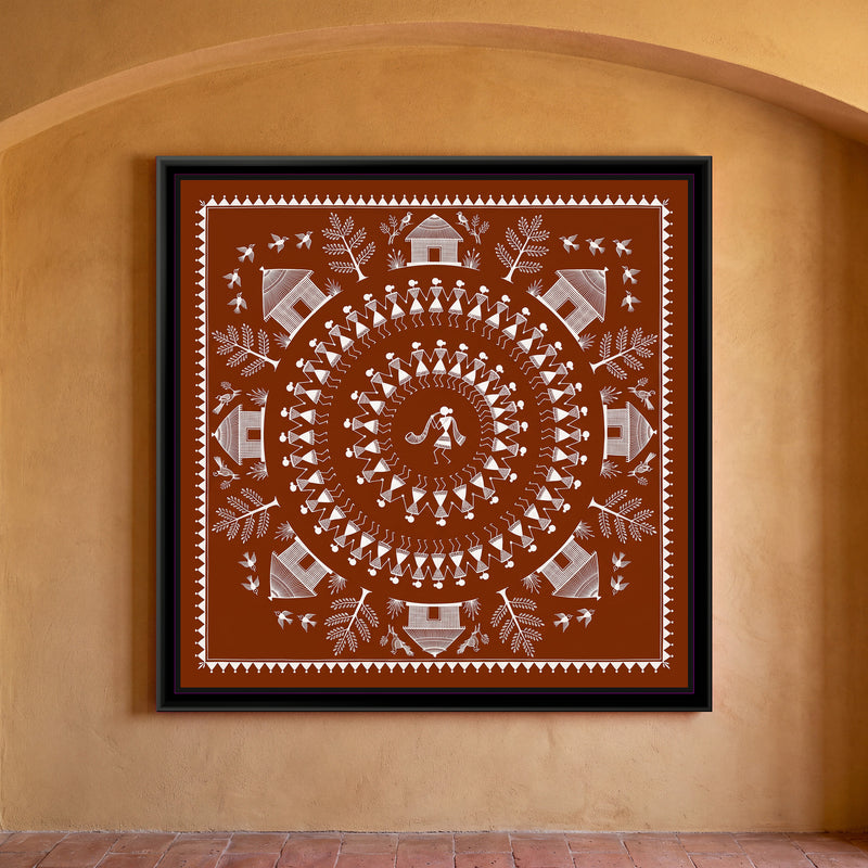 Warli Painting – The Great Tarpa Dance